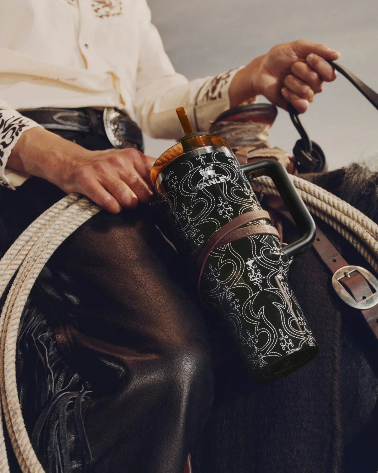 Barbie™ ’80s Western Ken Quencher 1.8L – Midnight Black Edition Water Bottle