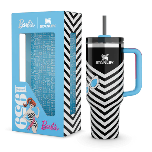 Barbie™ 1959 Icon Quencher 1.8L – Vintage Swimsuit Chevron Print Edition Water Bottle