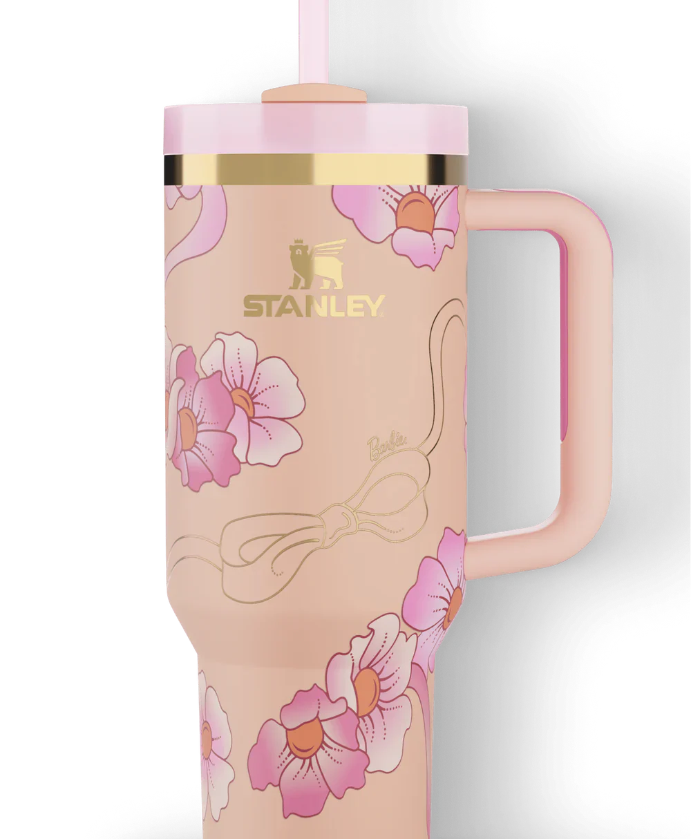 Barbie™ ’80s Peaches 'N Cream Quencher 1.8L – Peach Blossom Edition Water Bottle